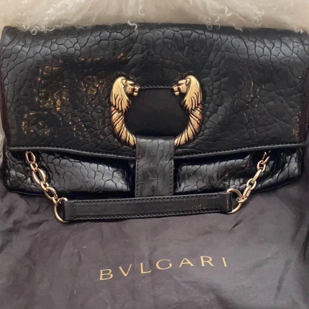 Bvlgari Leoni Lion 2 way handbag